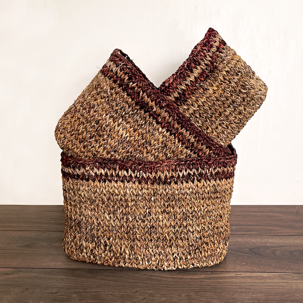 TerraKlay rectangle basket set for both indoor and out door use. 