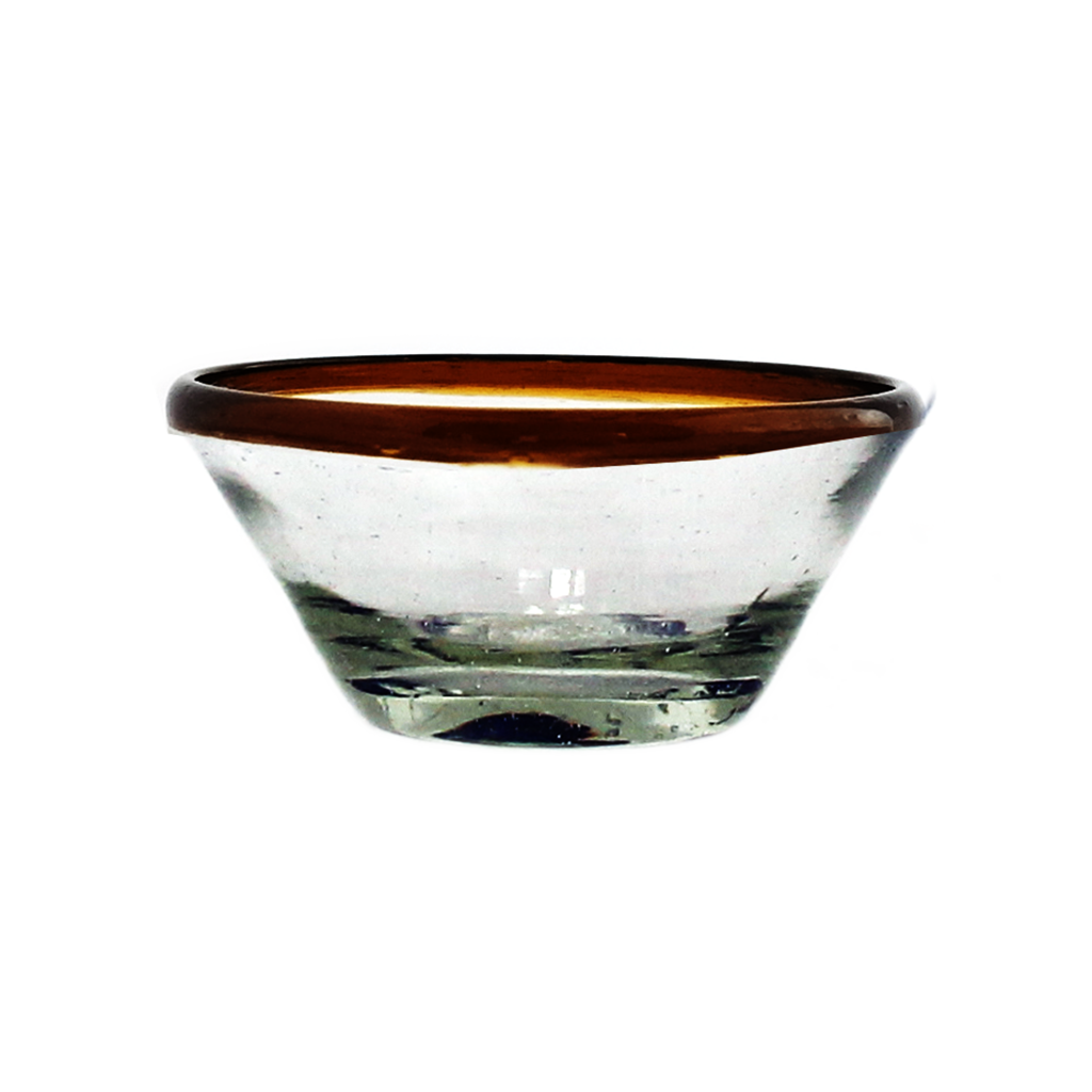Tiny Amber Rim Bowl