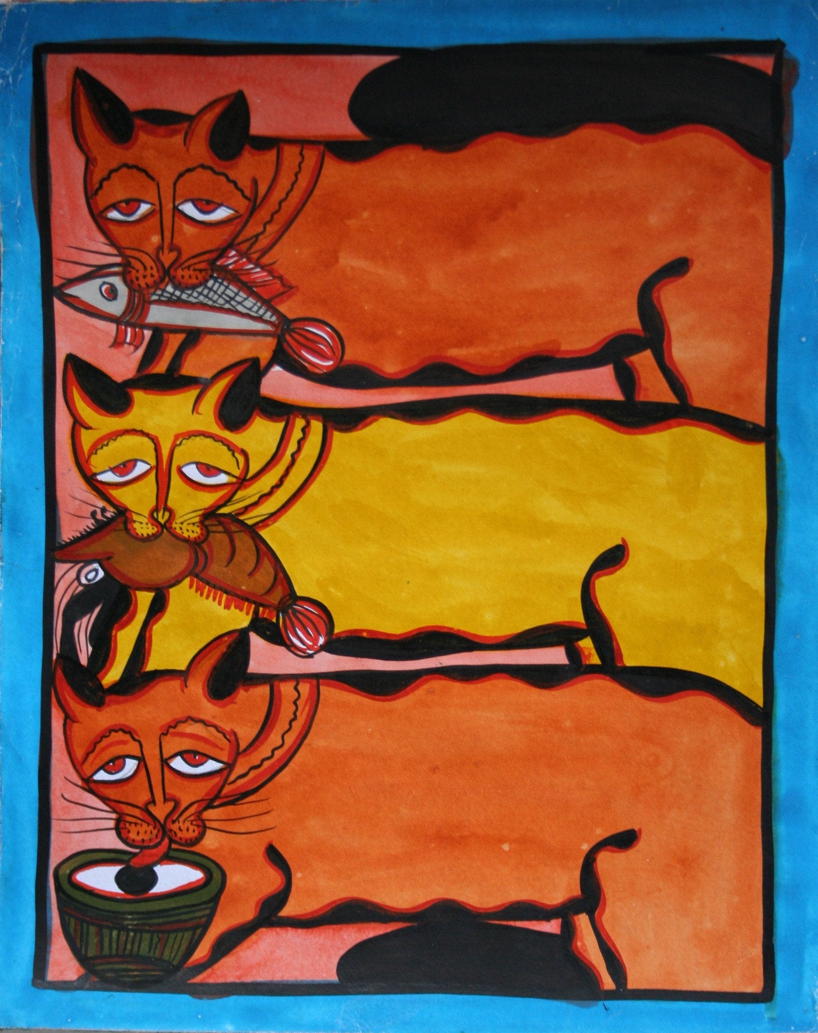 Kalighat Cats Artwork TerraKlay