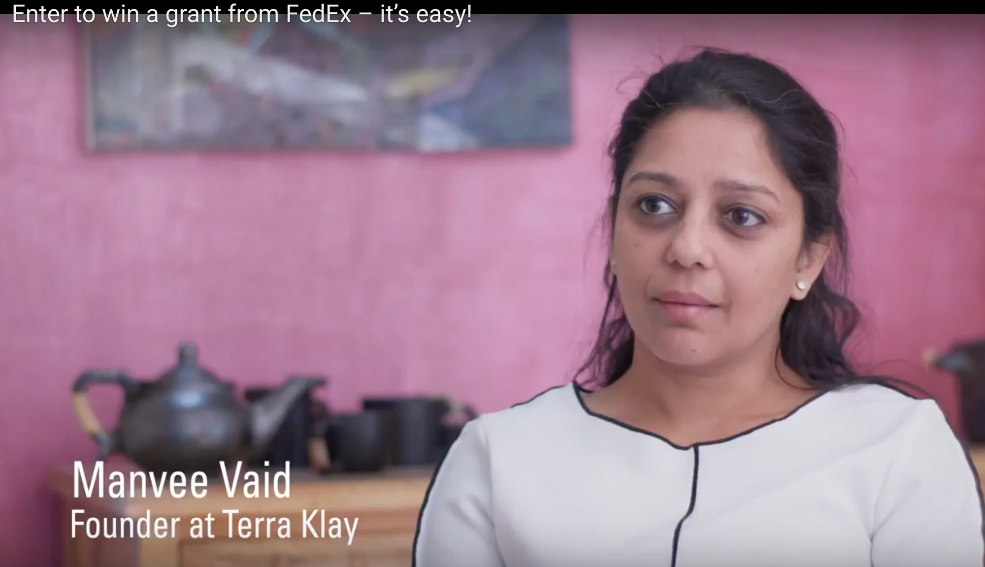 FedEx Small Business Grant - Manvee Vaid | TerraKlay