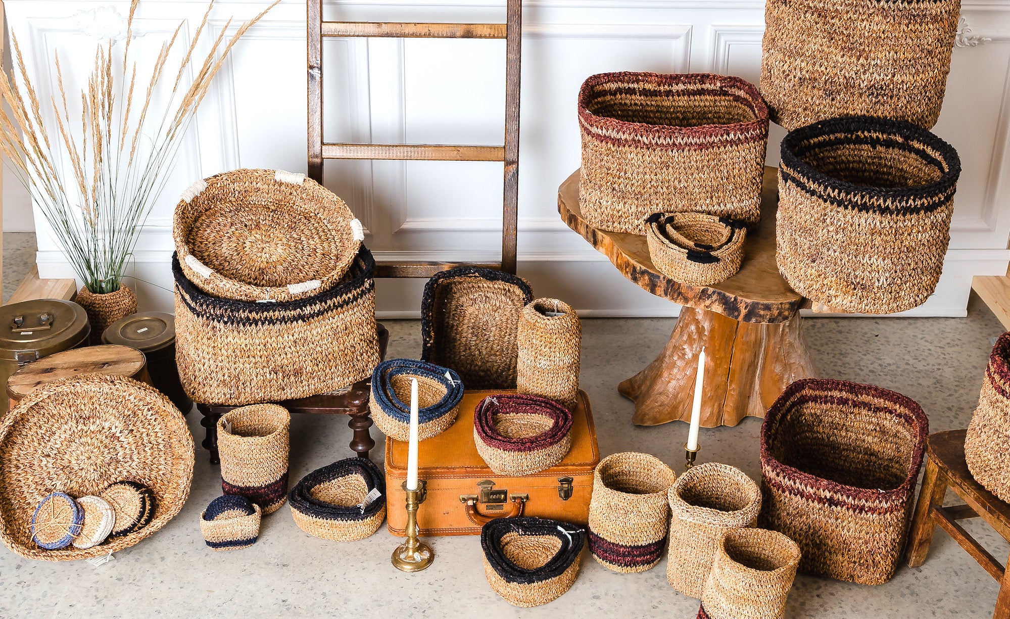 Baskets and Decor