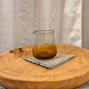 Amber Ombre Drinking Glass, Set of 4