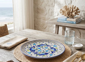 Blue Fish Dinner Plate