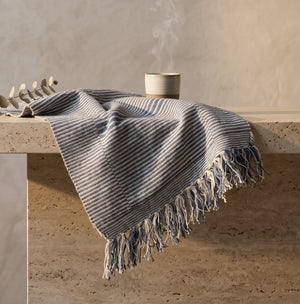 Blue Handwoven Table Runner