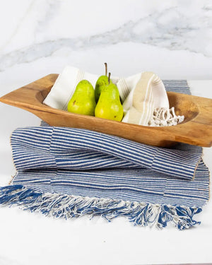 Blue Handwoven Table Runner