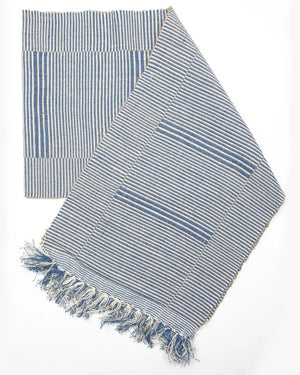 Blue Handwoven Table Runner
