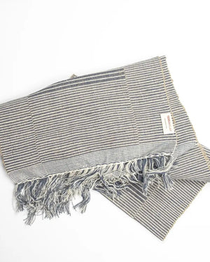 Gray Handwoven Table Runner