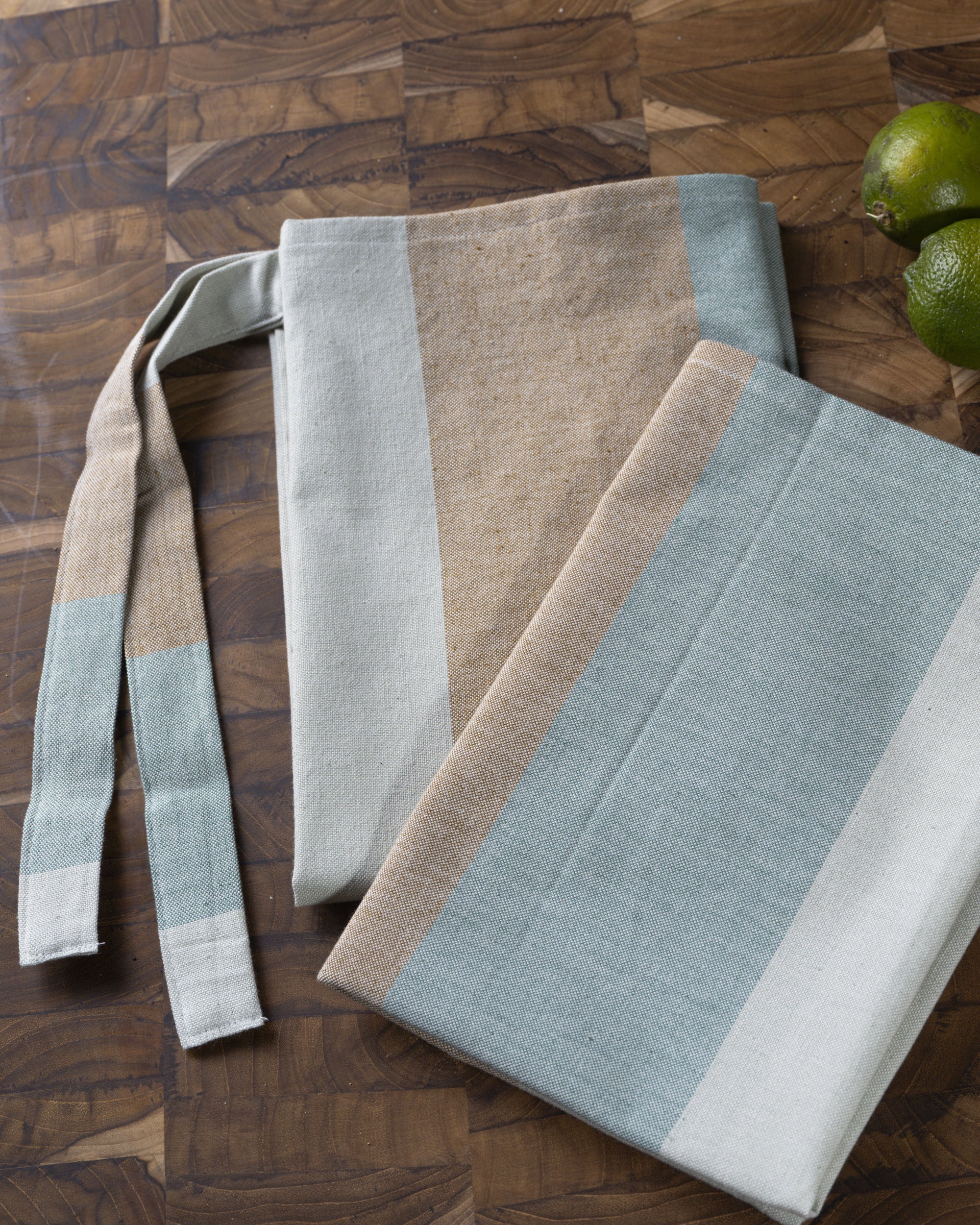 Green Cotton Tea Towels 