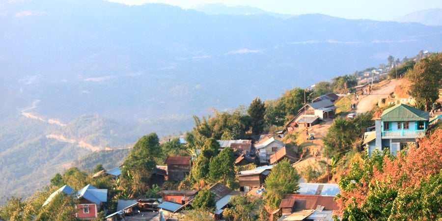 Manipur, India where TerraKlay artisans produce black clay pottery. A beautiful rural village in Ukhrul.| TerraKlay 