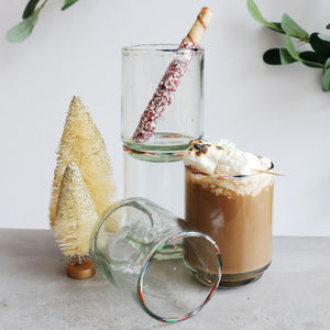 Medium Multi Rim Stacking Glass