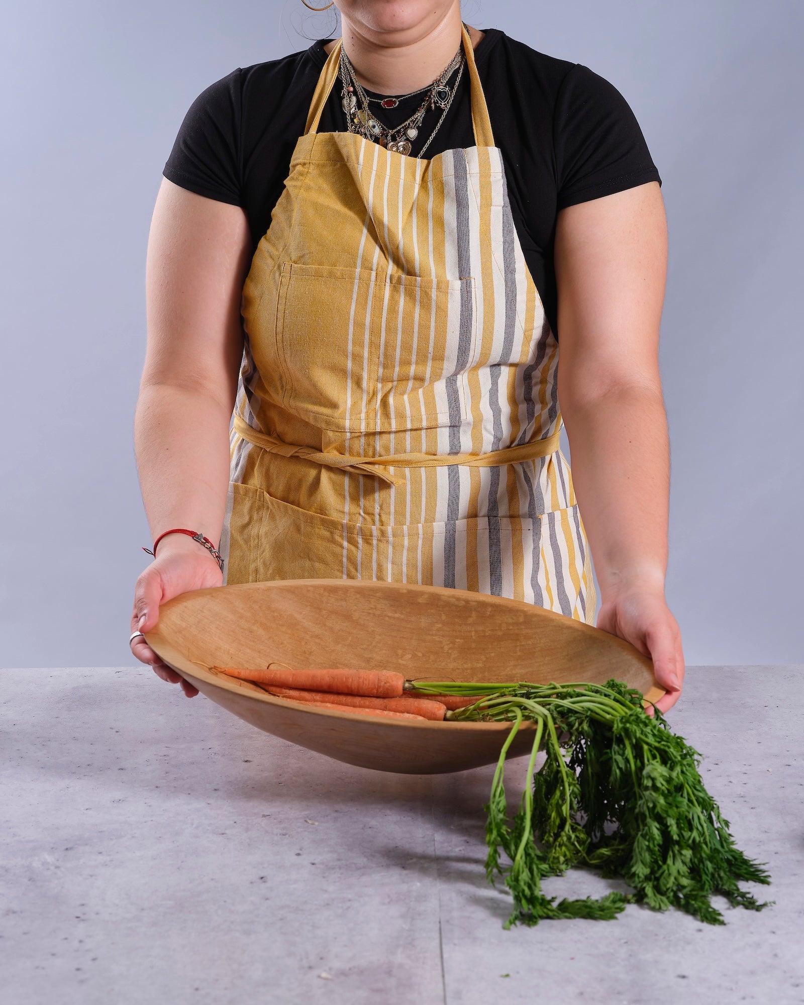 Medium 19 inch Oval Wood Bowl