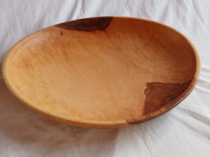 XL 21 inch Shallow Serving Wood Bowl