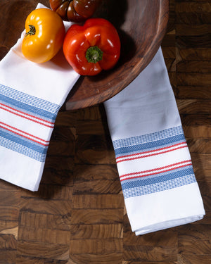 New Antigua Stripe Kitchen Towels Set of 2