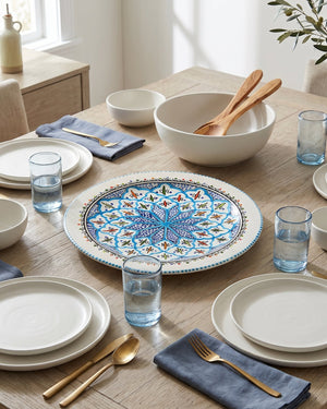Rosette Round Platter