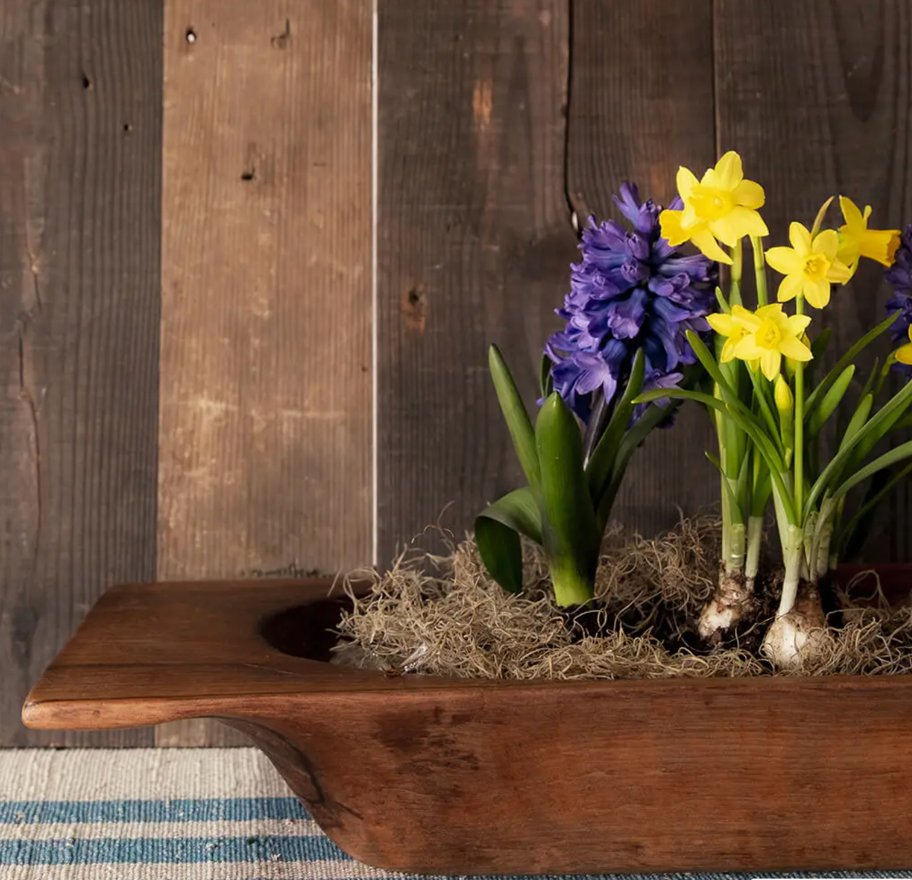 Hand-carved Huge Wooden Dough Bowl | TerraKlay