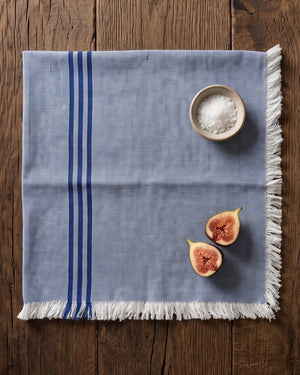 Blue Chambray Dinner Napkins