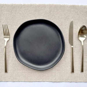 TerraKlay placemats in neutral color handwoven in cotton and jute