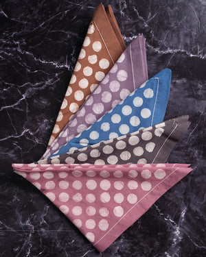 Lakshmi Polka Dots Dinner Napkins (Set of 4)