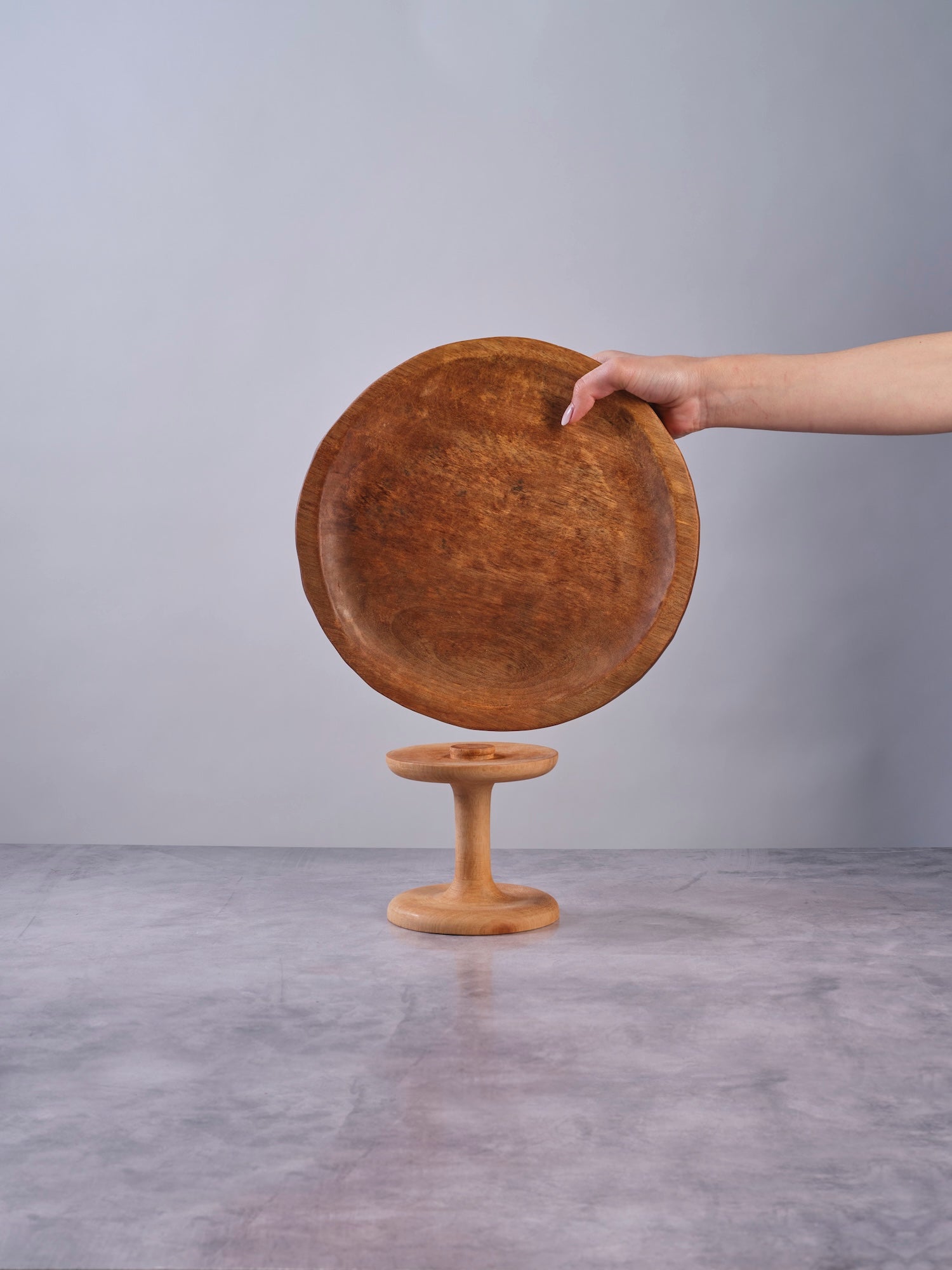 Wood Cake Stand