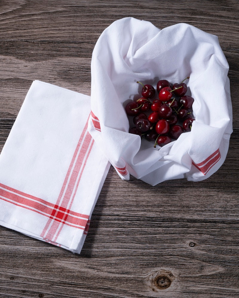 French Classic Cotton Kitchen Towels Set of 2