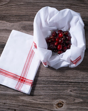 French Classic Cotton Kitchen Towels Set of 2
