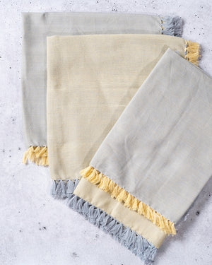 Double-Sided Fringe Cotton Napkins