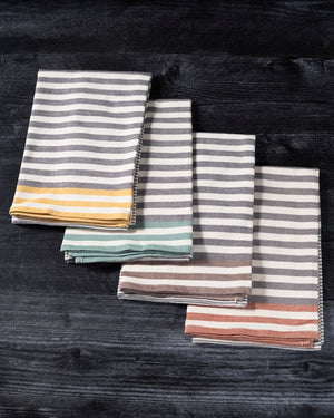 Red & Gray Kitchen Tea Towels - Set of 2
