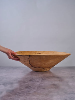 XXL 24 inch Classic Round Wood Bowl