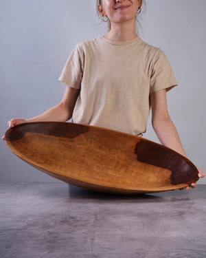 XXL 28 inch Oval Wood Bowl