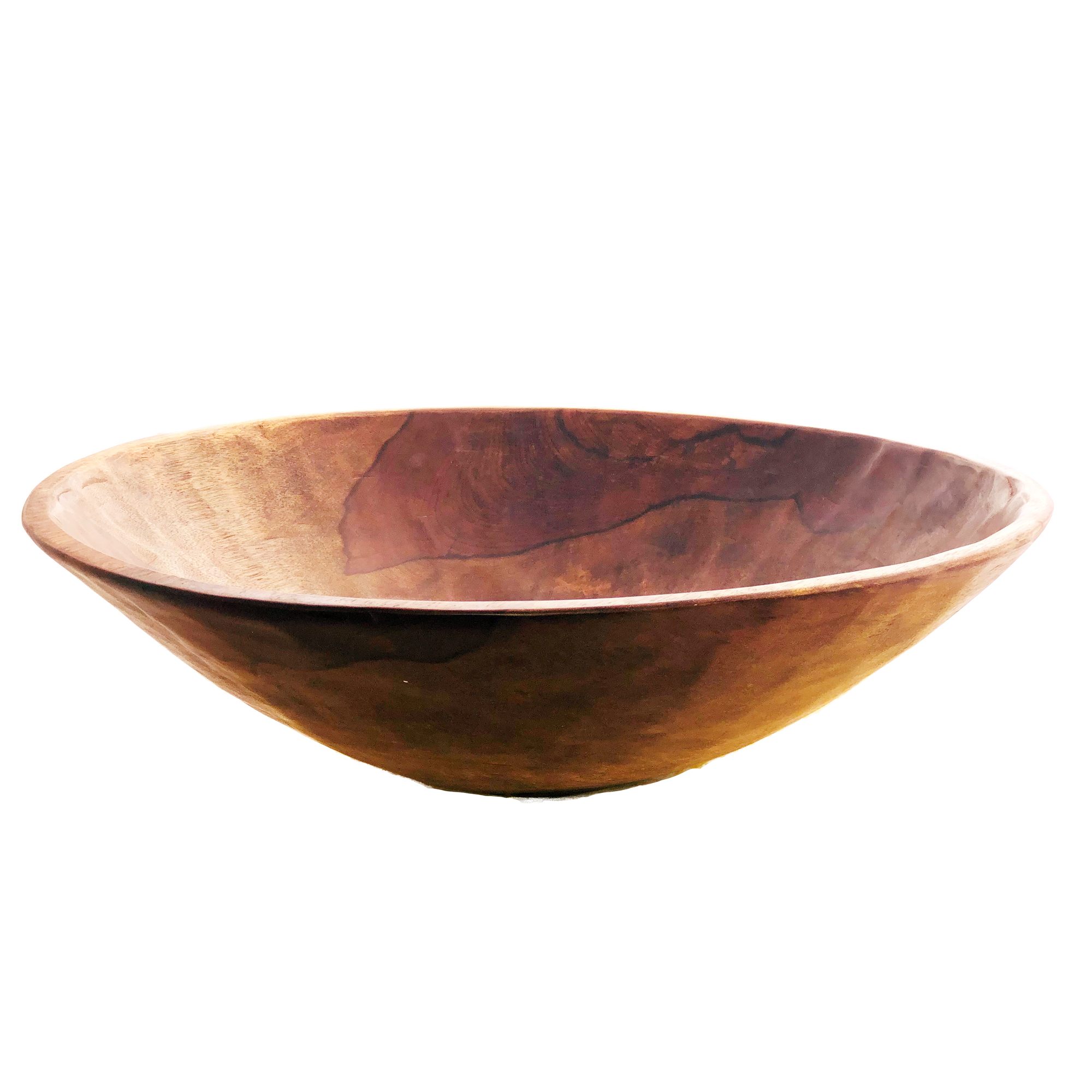 Hand Carved DEEP Wood Bowl 24 inch