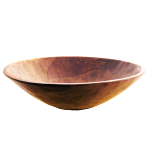 Hand Carved DEEP Wood Bowl - 20 inch