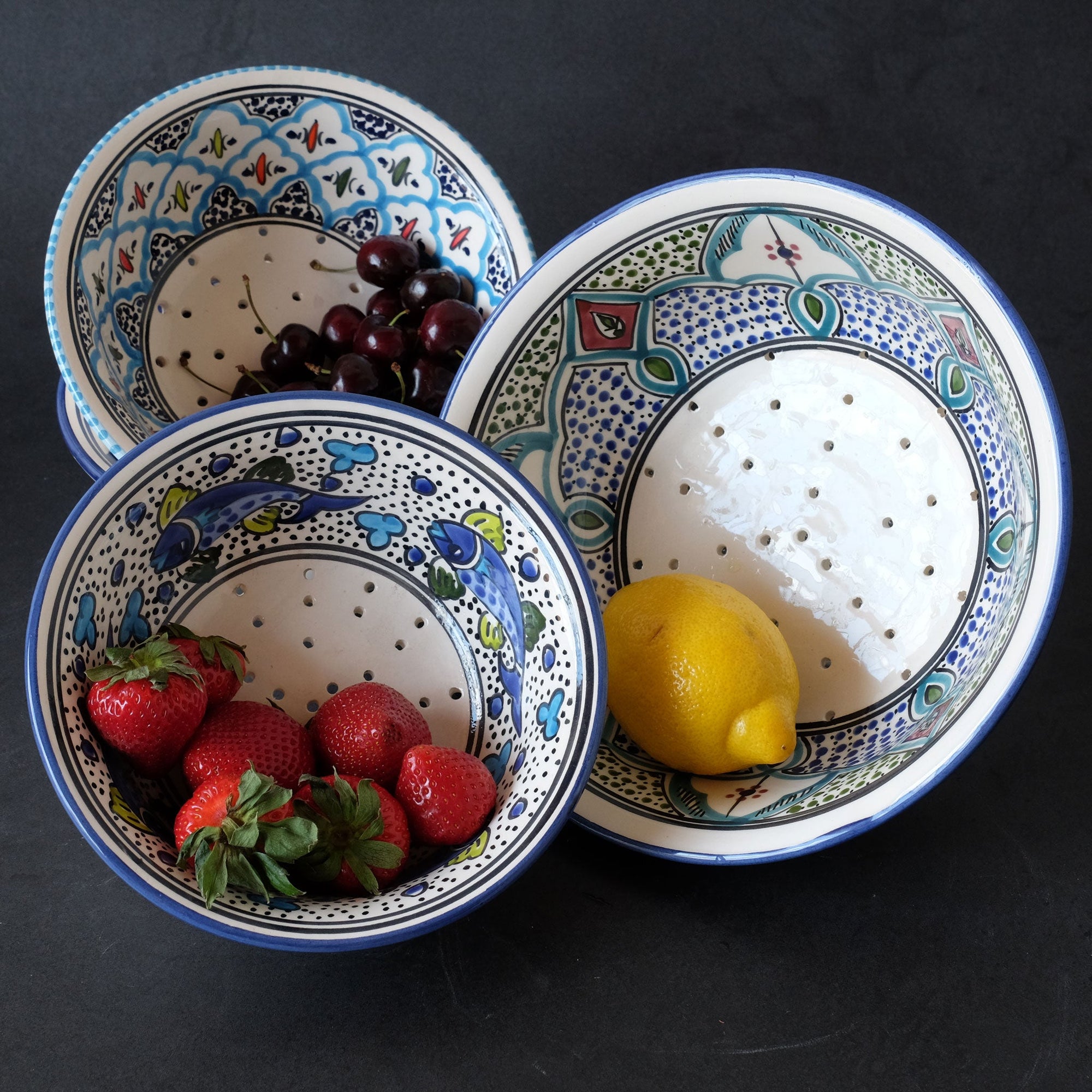 Blue Fish Berry Bowl