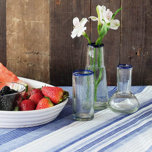 BlueChambray ,Tray,BlueVases