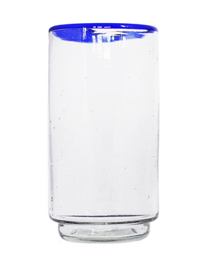 BlueRimLargeStackingGlass