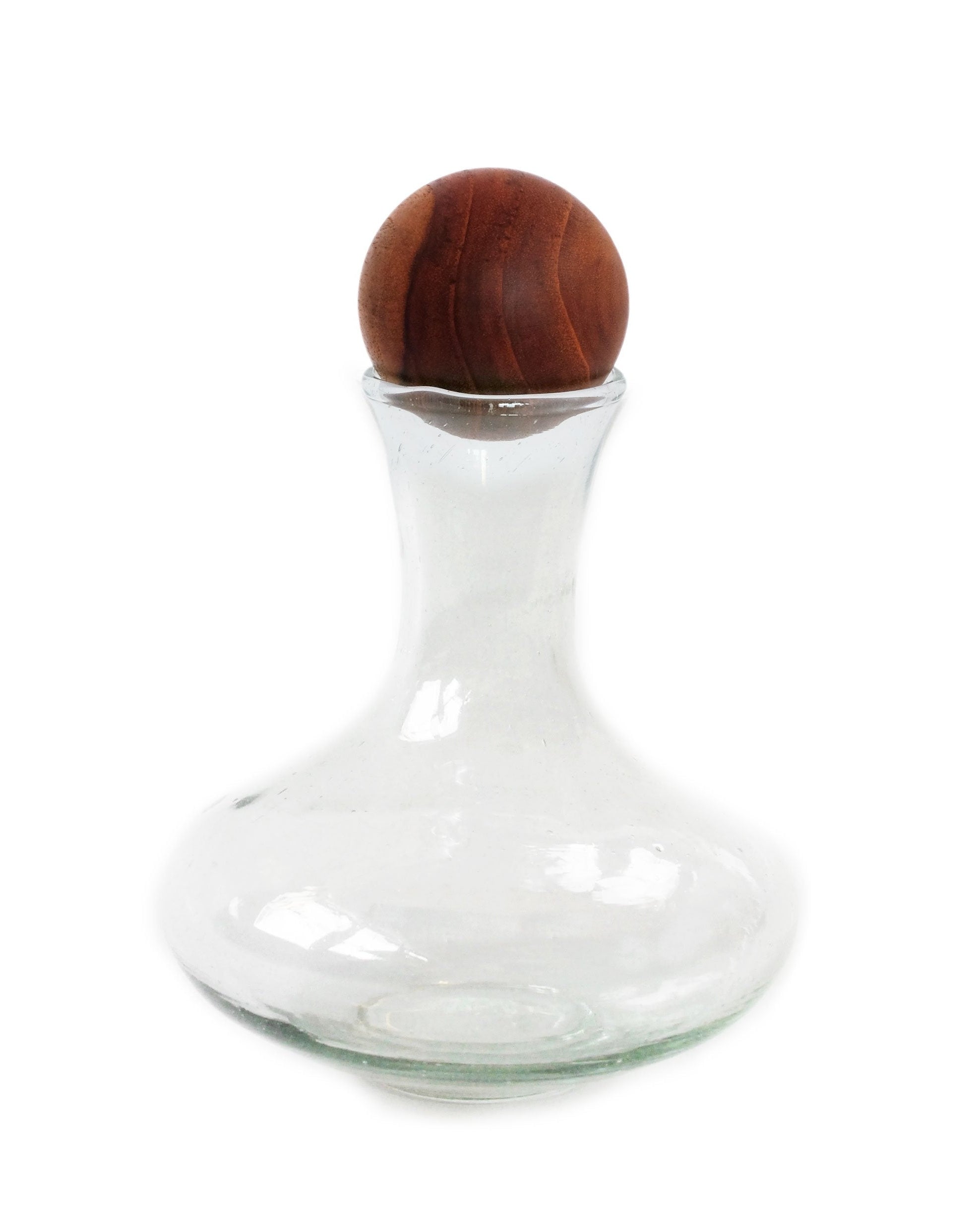Clasico Small Decanter with Wood Topper