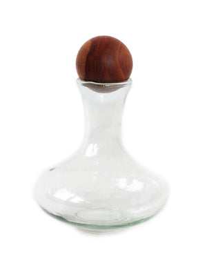 Clasico Small Decanter with Wood Topper