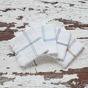 Jade Classic Stripe Kitchen Towels - Set of 2
