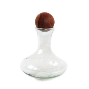 Clasico Small Decanter with Wood Topper
