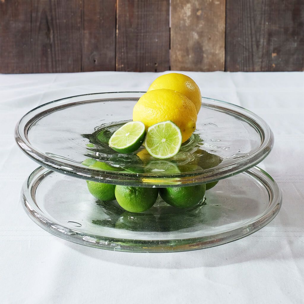 Glass Cake Plate Stand