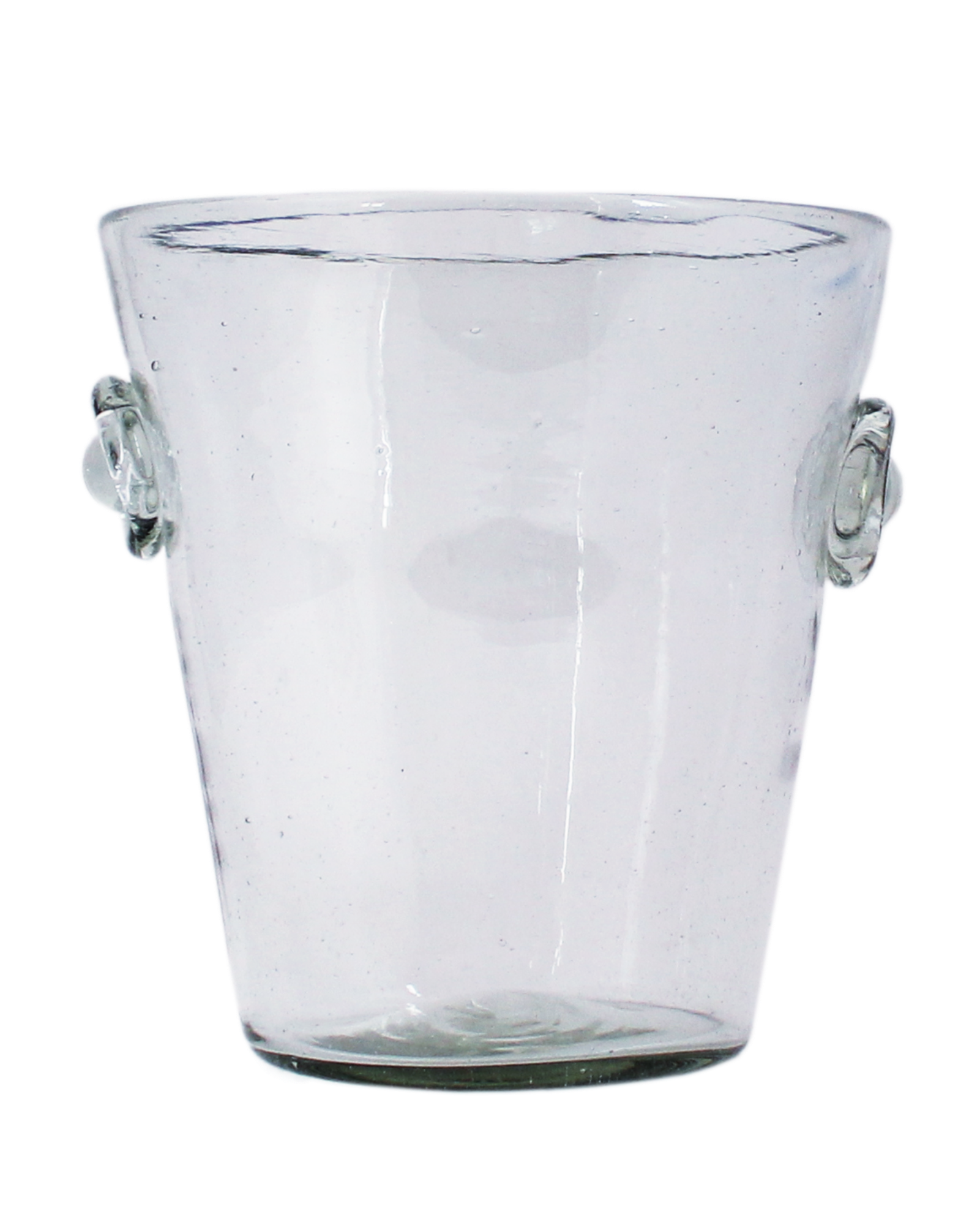 Clear Glass Ice Bucket