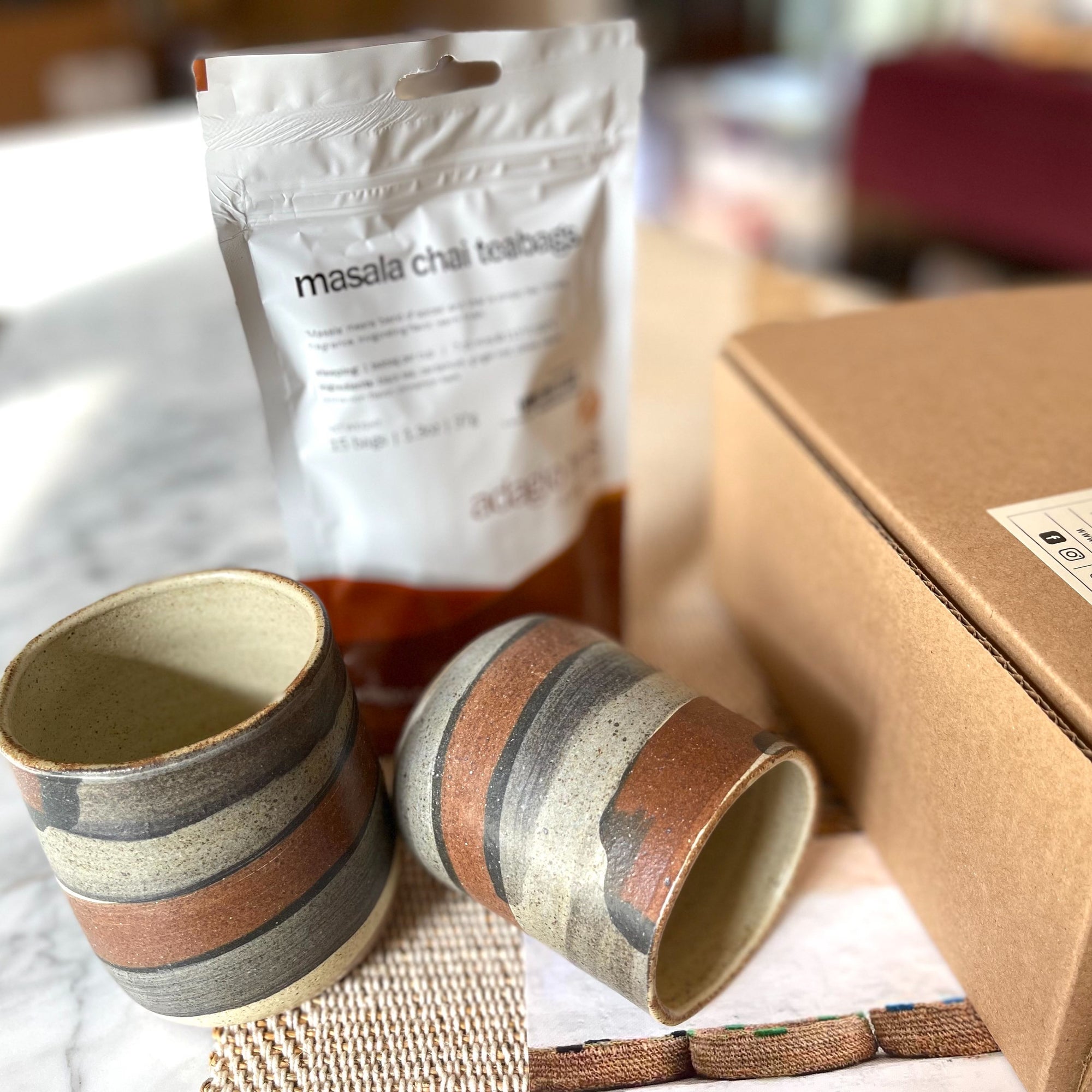 Tumbler Mugs And Tea Gift Box Gift Set TerraKlay