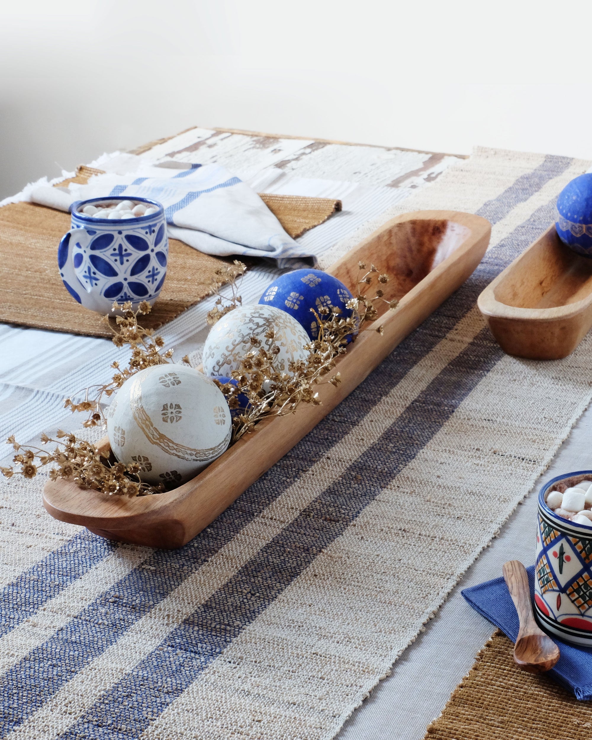 Long 18 inch Wood Bowl