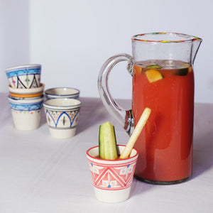 Multi Rim Glass Pitcher