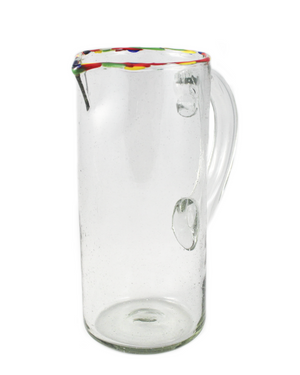 Multi Rim Glass Pitcher