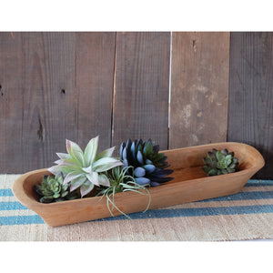 Long 18 inch Wood Bowl