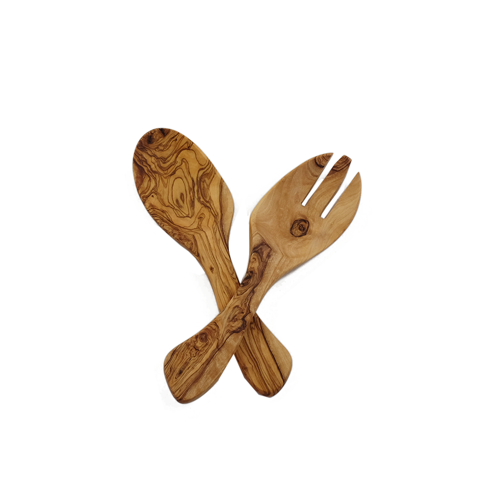 Olive Wood Salad Servers
