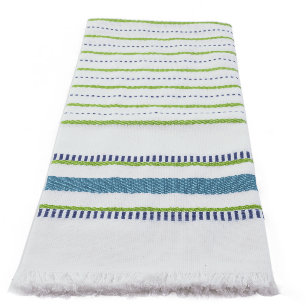 Peacock Seaside Stripe Kitchen Towels 