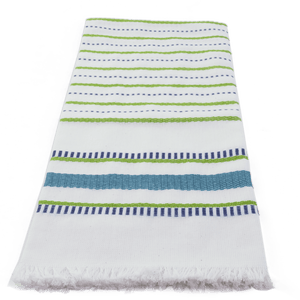 Peacock Seaside Stripe Kitchen Towels 