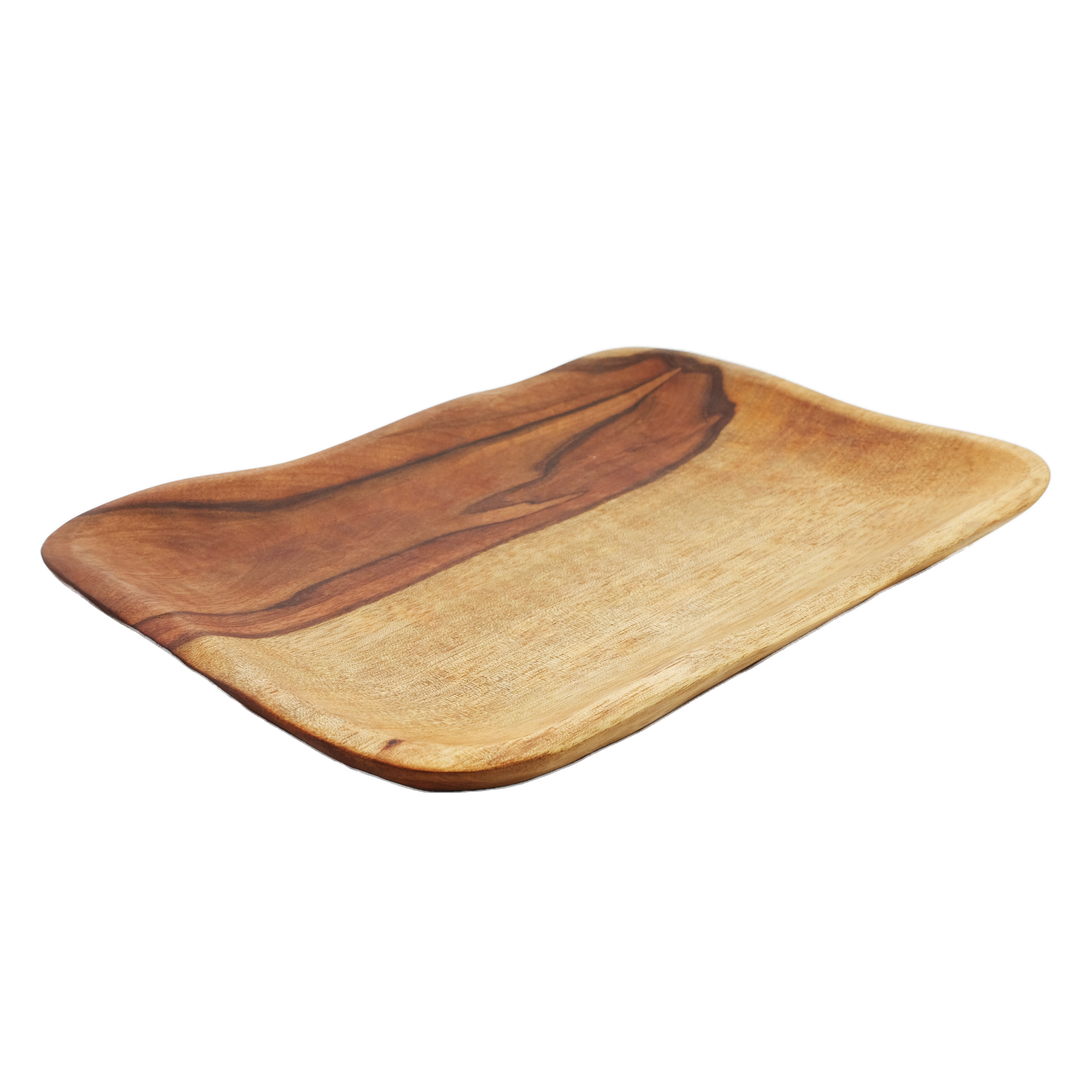 Large Ola Rectangular Wood Platter - 15 inch