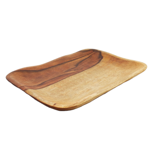 Large Ola Rectangular Wood Platter - 15 inch